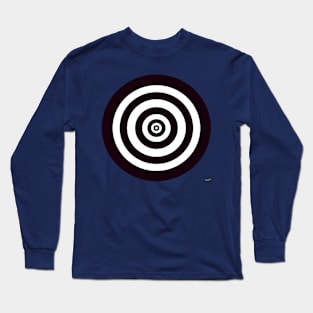 Black & White Circles Long Sleeve T-Shirt